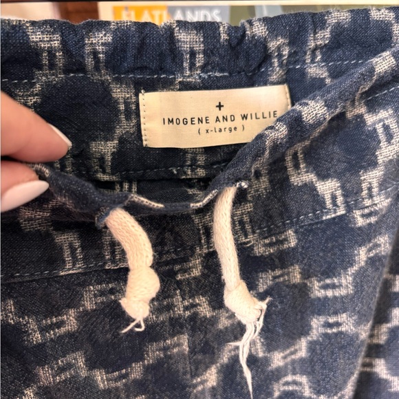 Geometric Patterned Drawstring Pants - Picture 4 of 7